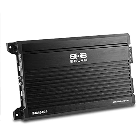 Belva BXA6404 640W Peak BX-Series 2-Ohm Stable Class-A/B 4-Channel Car Audio MOSFET Amplifier Cover