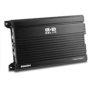Belva BXA6404 640W Peak BX-Series 2-Ohm Stable Class-A/B 4-Channel Car Audio MOSFET Amplifier