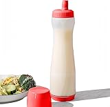 Premium Pancake Pen - Batter Squeeze Bottle for Perfect Pancake Designs | Easy-to-Clean Pancake Batter Dispenser with Drip-Free Valve | Ideal for Pancakes, Waffles, and Baking Needs Red