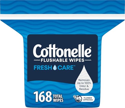 Cottonelle Fresh Care Flushable Wipes, 1 Pack...