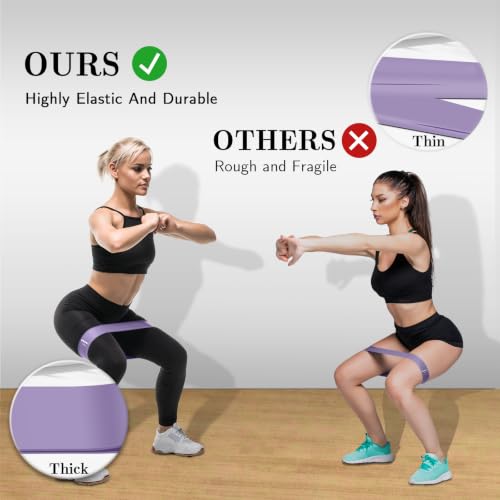 Image of Resistance Bands for Working Out, 5 Levels Elastic Exercise Bands