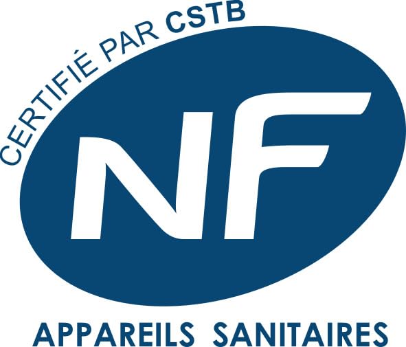 SOMATHERM FOR YOU, Chasse d'eau de WC à étrier double poussoir NF avec robinet latéral, installation facile, réglable de 190 à 300 mm, joint silicone anti-calcaire, 10 ans de garantie