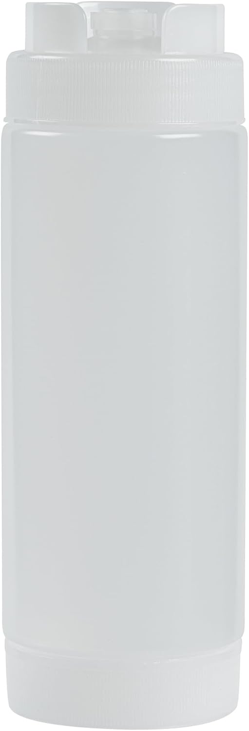 Restaurantware 20 oz Clear Plastic First Out Squeeze Bottle