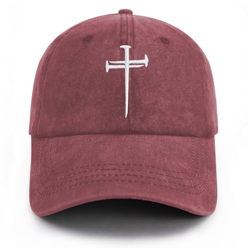 Gorra de béisbol bordada Christan Jesus Cross ajustable estilo dad hat unisex