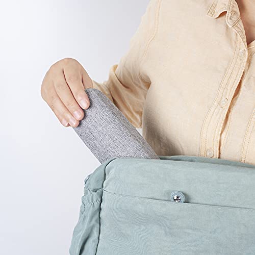 Marvolia Glasses Case Hard Shell Eyeglasses Case Linen Fabrics Protective Case For Sunglasses Eyeglasses With Cleaning Cloth For Men Women - Grey #TOP5