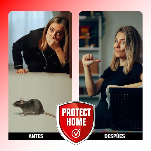 Miniatura 7 de Protect Home Atrayente De Ratas Y Ratones, En Formato Pasta De Alta Eficacia Y Atracción, Zonas Interiores Y Despensas, Ratas Y Ratones