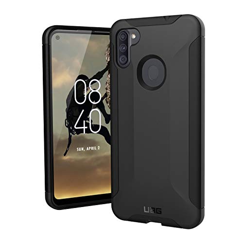 URBAN ARMOR GEAR UAG Designed for Samsung Galaxy A11 Case Scout [Black] Rugged Feather-Light Military Grade Drop Tested Protective Cover