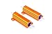 LM YN 50 Watt 2.5 Ohm 5% Wirewound Resistor Electronic Aluminium Shell Resistors Gold (Pack of 2)