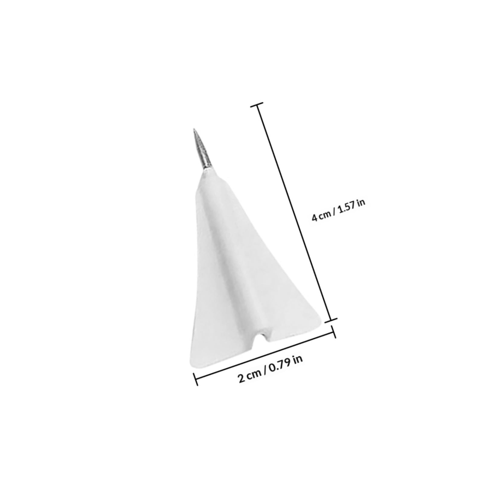 12 Punaises Délicates d'avion Blanc, Punaises Multifonctions en Abs et Acier, Pack de 12 pour Fournitures de Bureau et Articles de Papeterie