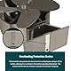 Forest Master – SuperFast halbbeheizter Ofenventilator – wärmebetriebener, effizienter Kaminventilator für Holzöfen und Holzöfen (schwarz)