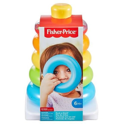 Image of Fisher-Price Rock-a-Stack Baby Stacking Toy