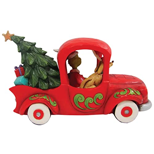 The Grinch By Jim Shore Grinch In Truck Figurine, Red, height 15 cm - Image 2