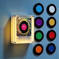 Imán de nevera de vinilo retro, reproductor de música NFC,