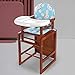 ZCFXGHH Silla Alta De Bebé, Mesa De Comedor De Bebé, Mesa De Comedor Infantil De Madera Maciza, Silla De Comedor De Los Niños,1