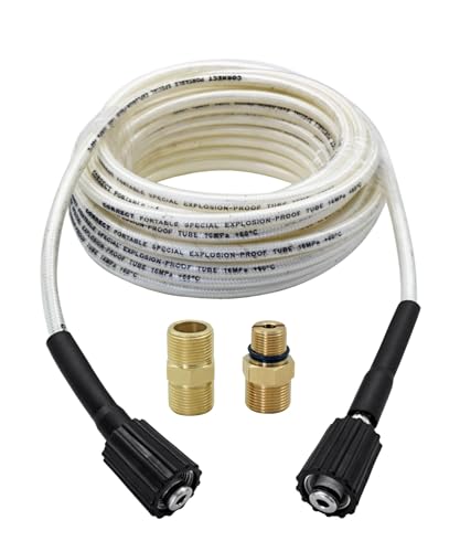 3700 PSI Pressure Washer Extension Hose (50ft) With 7106686 Outlet Connector,Fits For Simpson Cleaning 40226 And Most Pressure Washers,5/16 Inch Inner Diameter