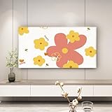 FUELIX Copertura TV Antipolvere Protezione per Interni, Copri Televisore da Esterno, 32"-85" TV/Computer, Tessuto Protettori Schermo per Copritelevisori da Appendere/da Tavolo K,32-39in