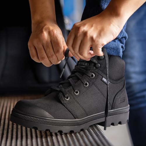 Skechers Womens Rotund Darragh Work Lace-Up Boot Safety Toe - Image 6