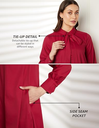 Image of Symbol Premium Women A Line Flared Dress (Knee Length | Desk-to-Dinner) (Available in Plus Sizes)