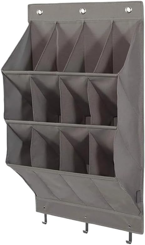 Hanging Storage Pouch, Over The Door Shoe Organizer Hanging Shoe Rack 12 Large Pocket Shoe Rack Organizer Wall Mounted Oxford Shoe Holder Bag Shoe