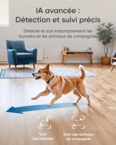 Caméra surveillance 4K eufy E30 rotative 360 pour protection intérieure - 5