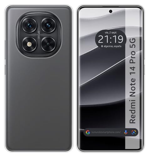 Tumundosmartphone Custodia In Silicone Gel Tpu Trasparente Per Xiaomi Redmi Note 14 Pro 5G