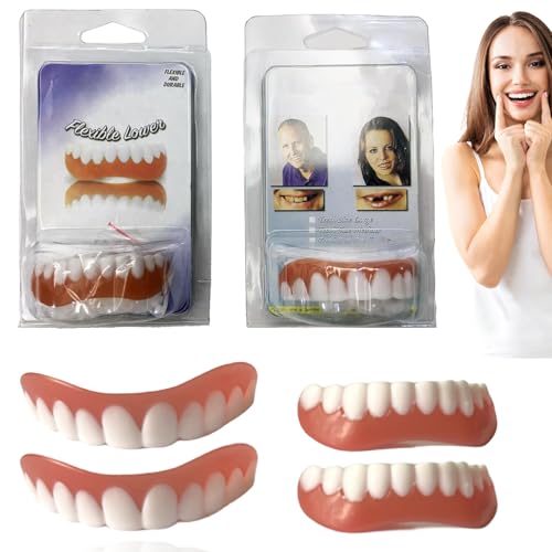 Benaewa 2 Pack Denture Reline Kits, Soft Denture Repair Kits-Denture Reliner for Men & Women