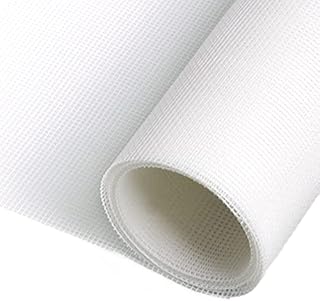 fowong Fly Screens for Windows,120 X 250 cm Durable Fiberglass Window Screen Mesh, Adjustable Door and Window Mesh Insect Screen Fly Screen Door Net-White