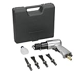 ECD Germany Martillo cincelador neumático 6 Bar 150 l/min con 4 Cinceles para diferentes aplicaciones