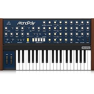 Behringer MONOPOLY Synthétiseur polyphonique analogique 4 voix avec 37 touches pleine taille, 4 VCO, VCF, 2 LFO, 2… - Les Beatles, Paul McCartney, John Lennon, RIngo Starr, George Harrison Behringer MONOPOLY Synthétiseur polyphonique analogique 4 voix avec 37 touches pleine taille, 4 VCO, VCF, 2 LFO, 2… – Image 4