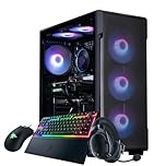 CCL HORIZON Gaming PC Bundle - AMD Ryzen 5 8400F - RTX 3050 8GB GDDR6-32GB DDR5 RAM - 1TB NVMe SSD - WiFi - Windows 11 - Ornata V3 Keyboard, DeathAdder Mouse, BlackShark V2 Headset - Black