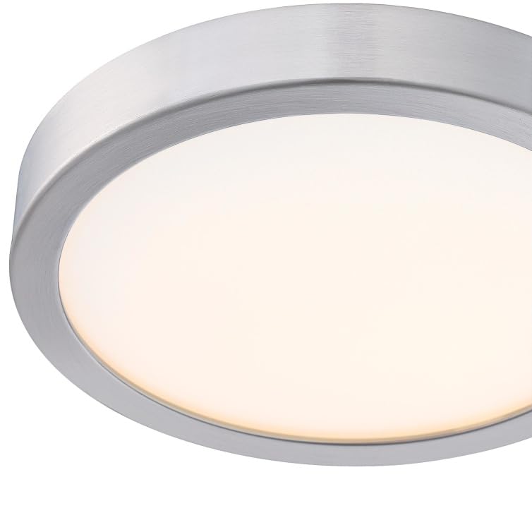 Westinghouse Lighting 6119840 Traditional One-Light, 21 cm 18 Watt LED Indoor Flush Mount Fixture, Brushed Nickel Finish, Acrylic Shade - Image 4