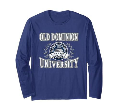 Elite Authentics Old Dominion Monarchs Laurels Officially Licensed Long Sleeve T-Shirt