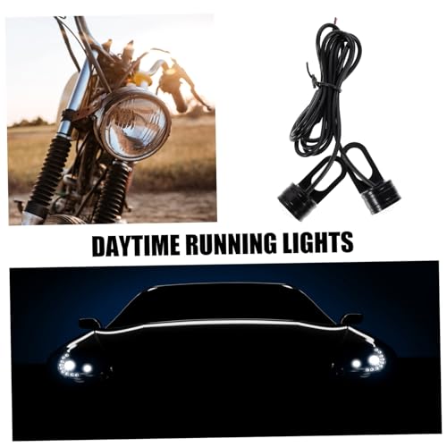 ULTECHNOVO 4 Pcs luz diurna luz olho de águia luz de circulação diurna faróis de neblina para carros