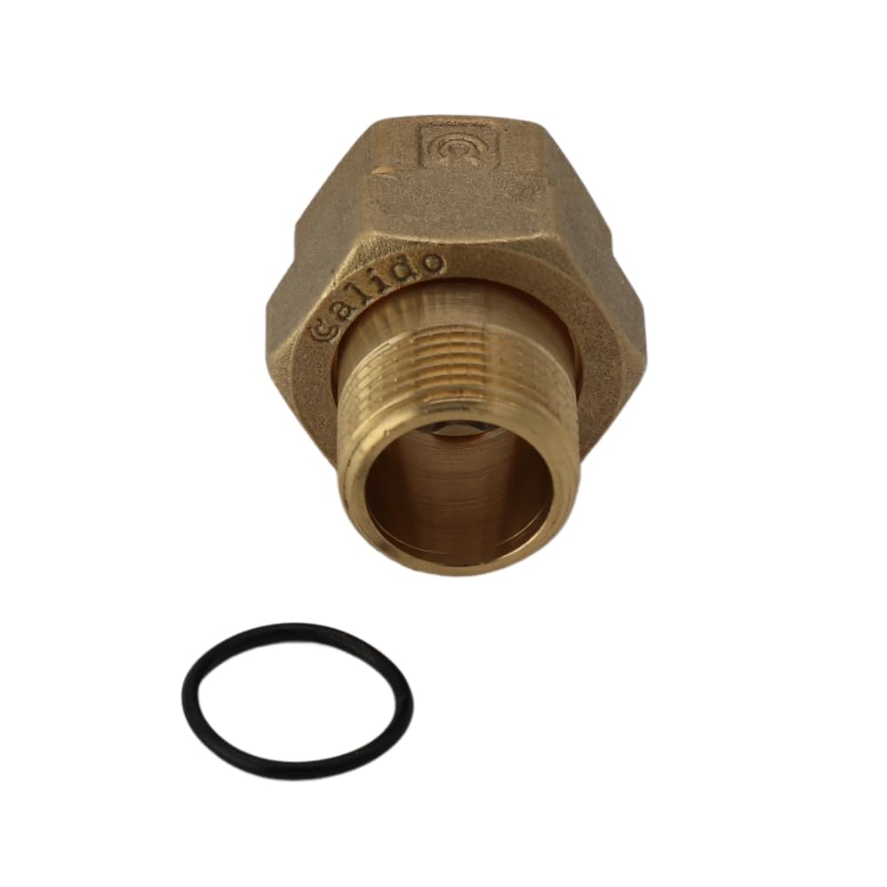 Raccordo a vite con O-ring 2" IG/AG in ottone, filettatura interna esterna in ottone, viti per acqua potabile, raccordo filettato in ottone