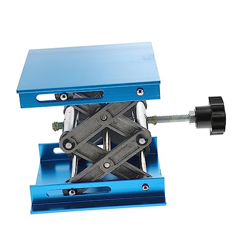 HOMOCONO Lifts Aluminum Jack Lab Jack Scissor Stand Laboratory Lifting Aluminum Lifting Platform Laboratory Lift Stand Table Lifter Table Stainless Jack Lift Lifting Jack Platform Hand Jack
