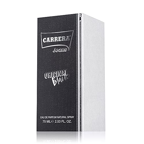 Carrera Jeans Uomo Original Black Eau De Parfum For Men, 2.53 Fl Oz #TOP1