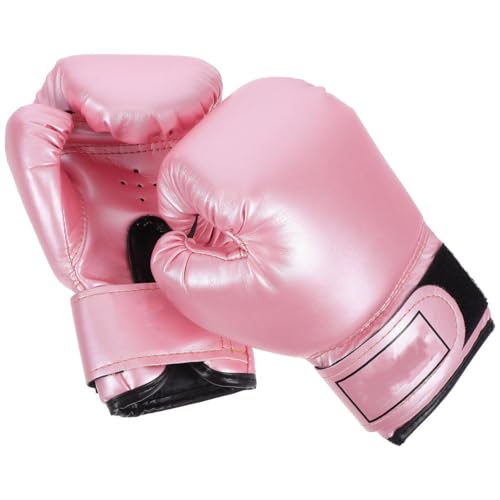 Abaodam 1 Paire de de Boxe élégants Rose nacré Brillant pour Kickboxing, karaté et Sparring, Doublure Respirante pour Plus de Confort et de prévention des blessures, Convient pour Les Arts Martiaux