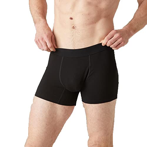 Image of dockstreet Ultra Soft, 100% Cotton Smooth Boxer Brief Comfortable Stretchable /Soft Fabric Brief Trunk Styled Underwear for Men
