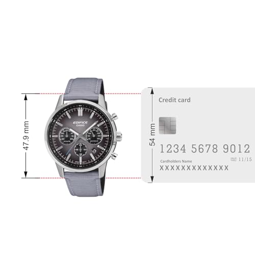 Image of Casio Edifice EFR-575C-8ADF Analog Grey Watch Men (ED694)
