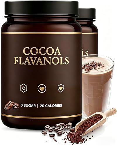 Poudre de cacao riche en flavanol pour vos boissons du matin