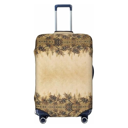 Housse de protection pour valise anti-rayures EdWal XL motif nature noir