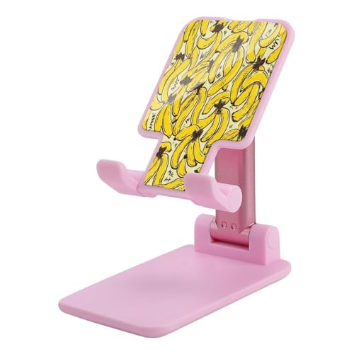 Support de téléphone réglable banane jaune support portable pour bureau idéal vidéos et recettes