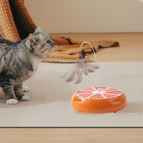 Jouet pour chat spinner interactif et plateau tournant d'exercice intelligent - 4