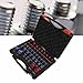 44pcs Nut and Bolt Thread Checker, Red and Blue Size Gauge Inch Metric Nut and Bolt Identifier Gauge Set, Thread Inspection for Bolts and Nuts