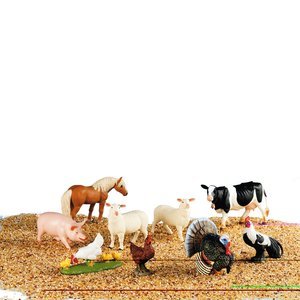 Nathan nathan345436 Kunststoff Bauernhof Tiere Spielzeug (9)