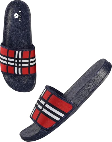 Image of ZAPPY Men's and Boy's Comfortable Flexible Super Soft Strap Slides Flip-Flop Slippers