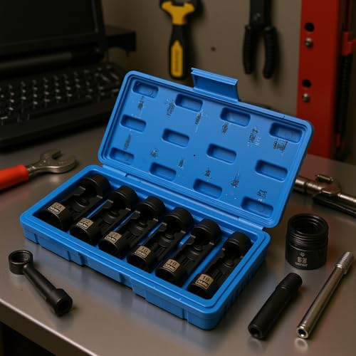 Kit d'outils de retrait d'écrou de jambe de force pour débloquer un amortisseur usé