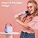Kids Karaoke Machine for Girls Gifts: Mini Portable Singing Machine with 2 Wireless Microphones - Toys for 5 6 7 8 9 10 Year Old Girl Birthday Gifts Ideas