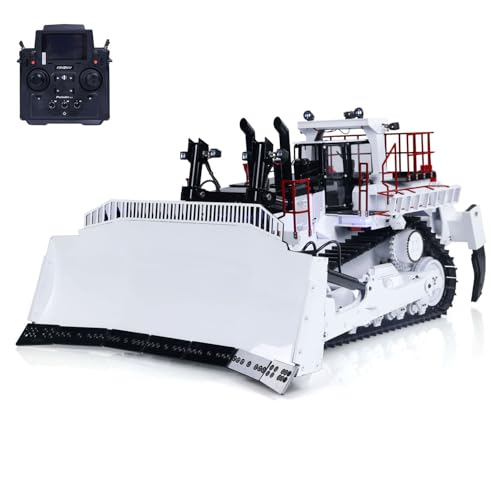 TOUCAN RC HOBBY D11T Metal RC Hydraulic Bulldozer 1/14 Radio Control Dozer Model Electric Ladder for Ages 14+