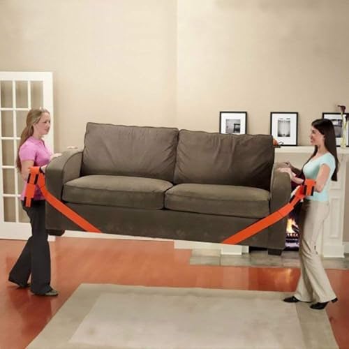 Image of Home Carry Furnishings Easier Furniture Adjustable Moving Straps Forearm Delivery Transport Rope Belt Transport Carry Tools Heavy Weight Lifting Carry Strap Easily Move 1Pcs